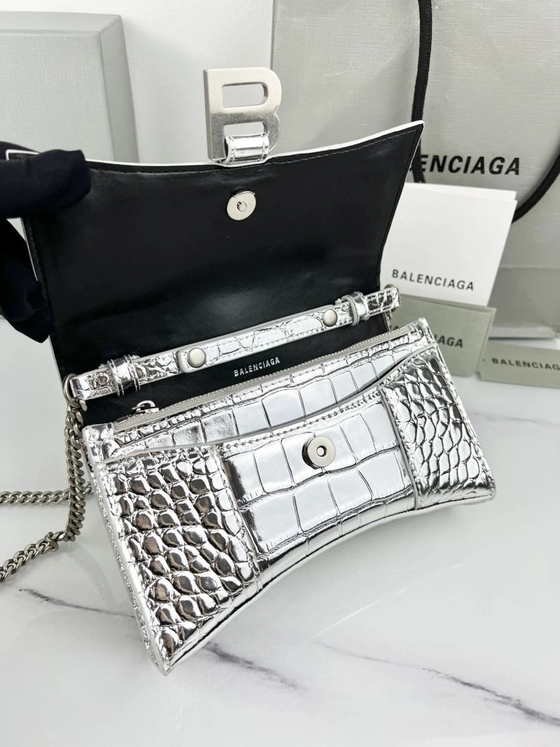 Lightweight Balenciaga  Hourglass Crescent Chain Bag by B Brand - 19cm 78644