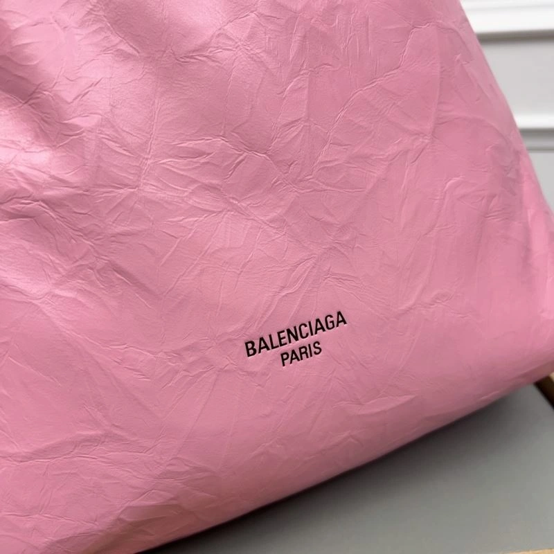 Modern Balenciaga Chic Pleated Crush Tote - Large Size  Garbage Bag 78796