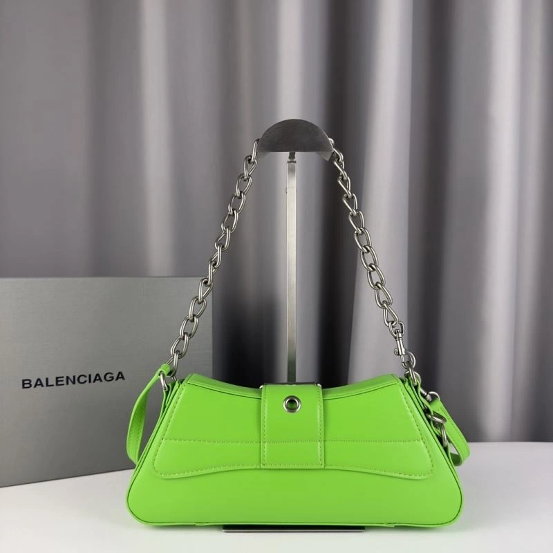 Effortless Balenciaga  Trapezoidal Lindsay Handbag - Vintage Green Charm 75363