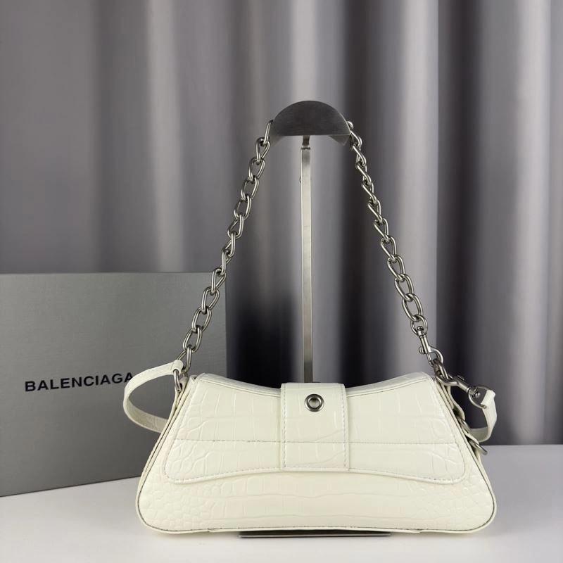 Balenciaga  Triangular Flap Crocodile Handbag - Lindsay Series Refined 75361