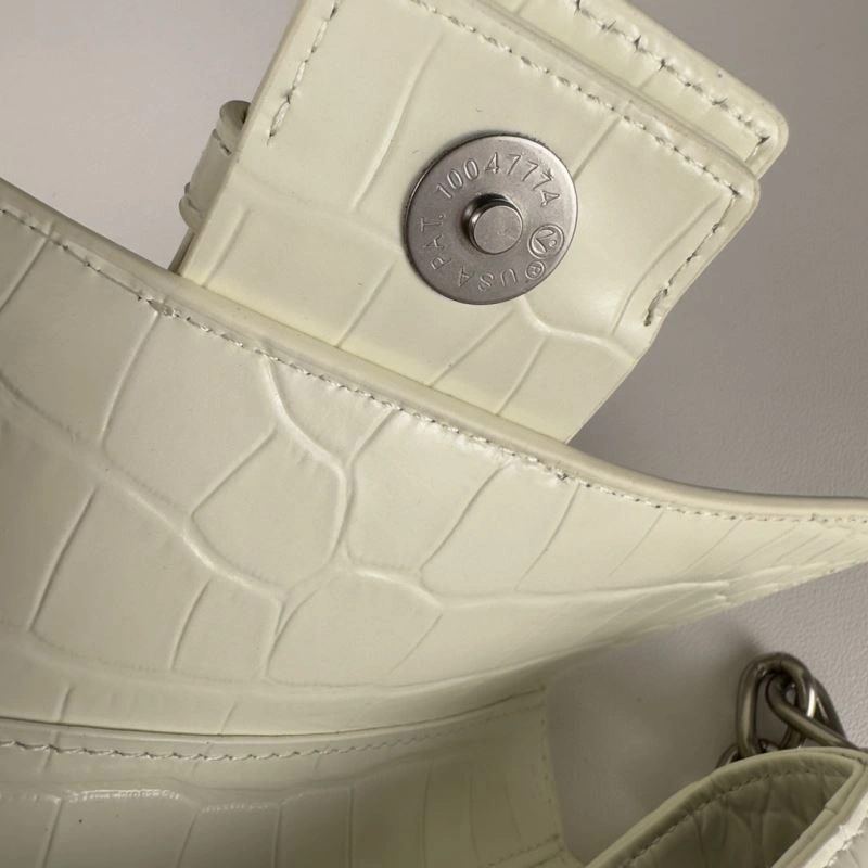 Balenciaga  Triangular Flap Crocodile Handbag - Lindsay Series Refined 75361