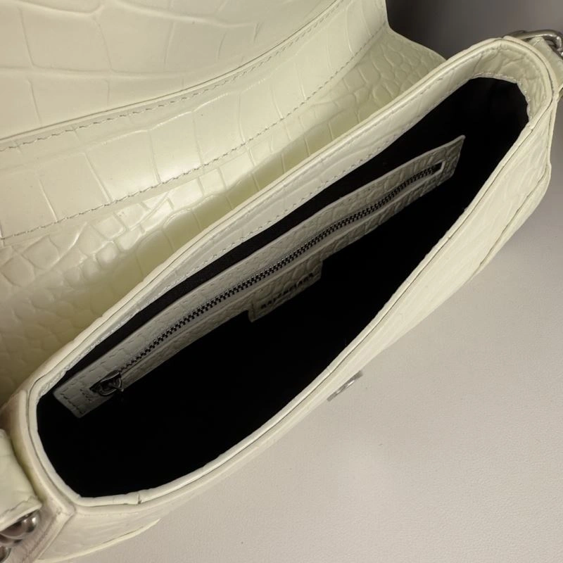 Balenciaga  Triangular Flap Crocodile Handbag - Lindsay Series Refined 75361