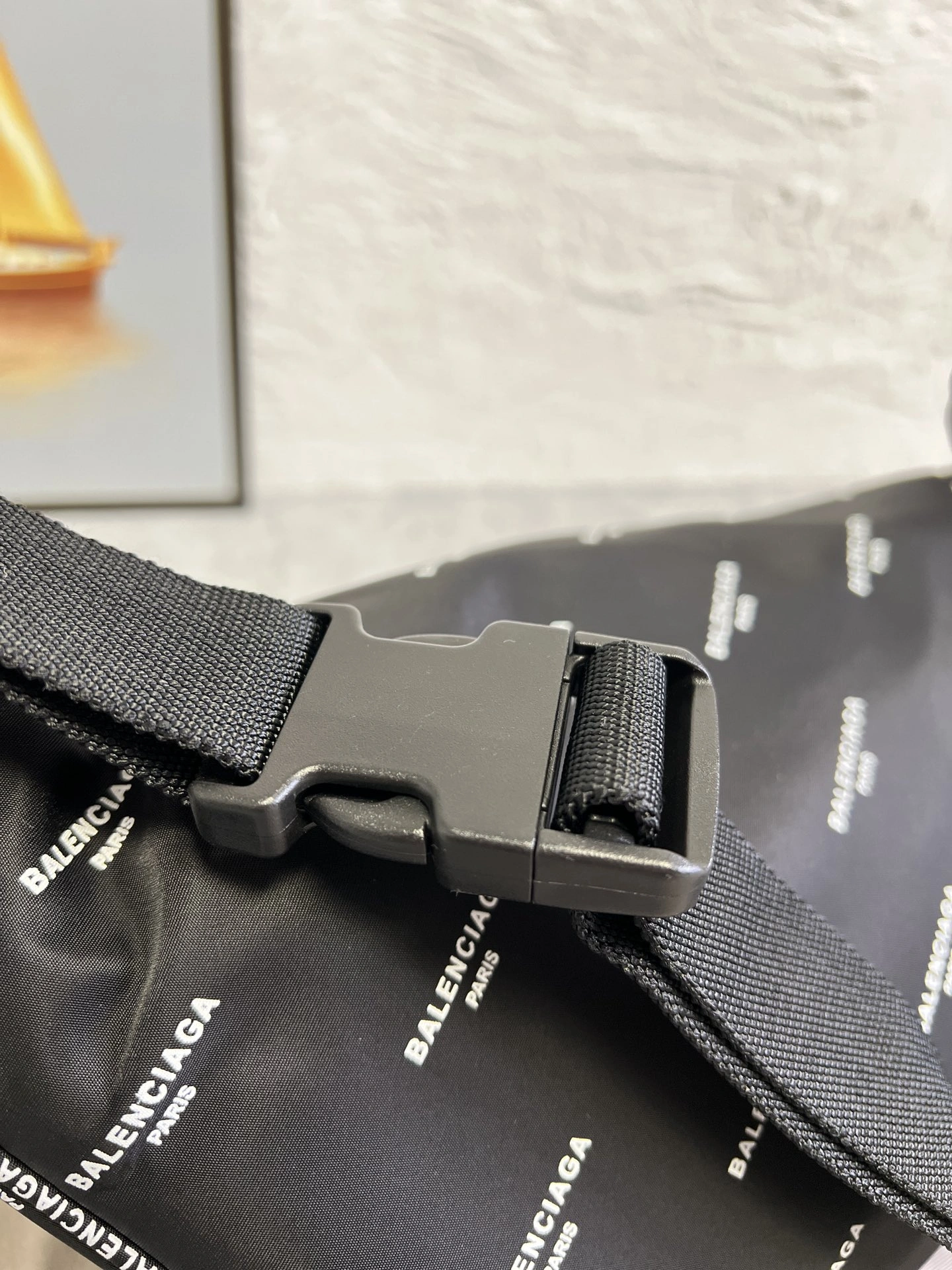 Balenciaga City Series Paris Explorer Black Waist Bag Breathable 60858