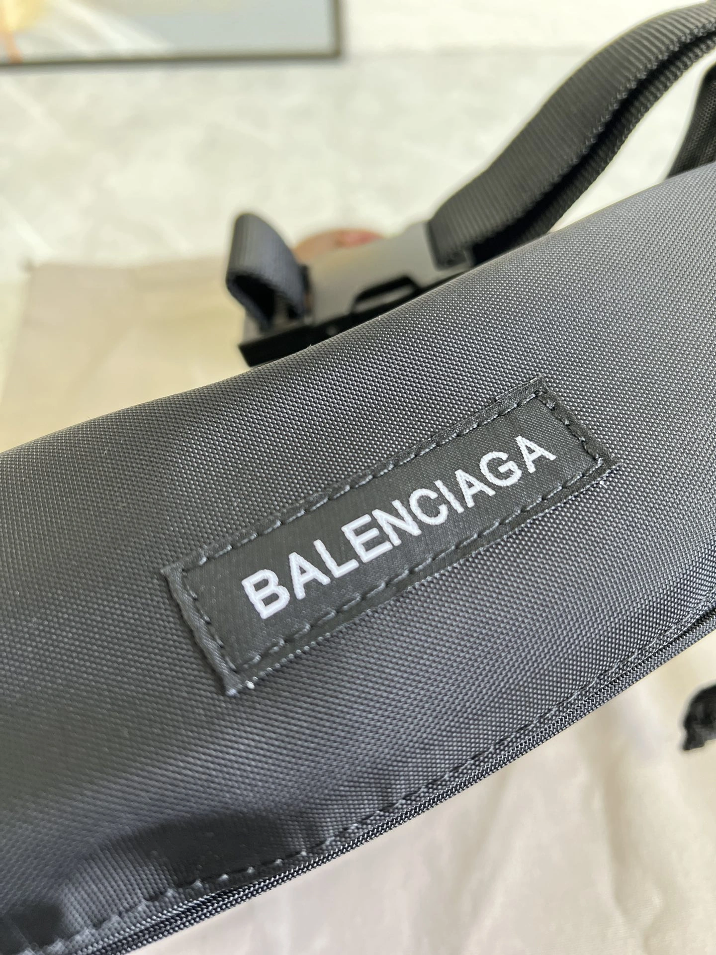 Sustainable Balenciaga City Series Paris Explorer Waist Bag - Black 60857
