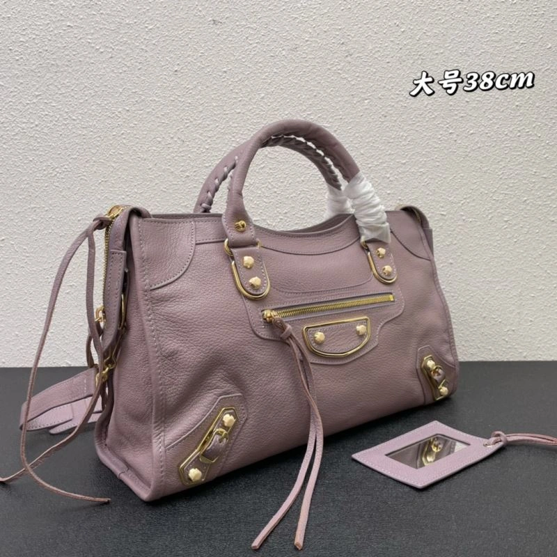 MultiPurpose Balenciaga  Goat Leather Large Motorcycle Bag with Mirror 72683