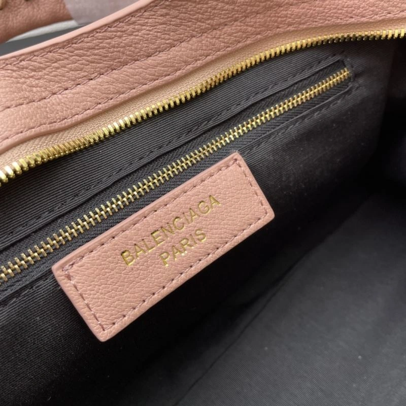 Bold Balenciaga  Goat Leather Motorcycle Bag with Mirror 72710