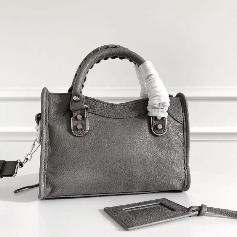 Casual Balenciaga  Italian Goat Leather Motorcycle Bag - Mini 23cm 38320
