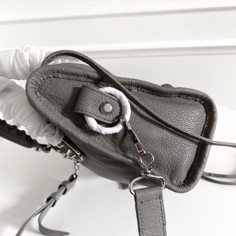 Casual Balenciaga  Italian Goat Leather Motorcycle Bag - Mini 23cm 38320