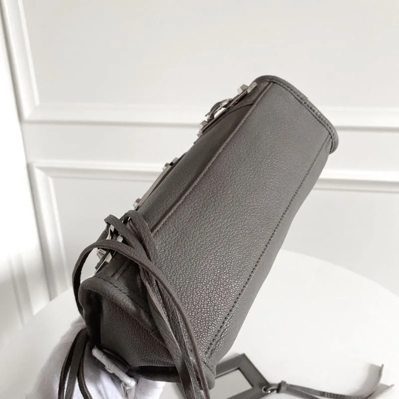Casual Balenciaga  Italian Goat Leather Motorcycle Bag - Mini 23cm 38320