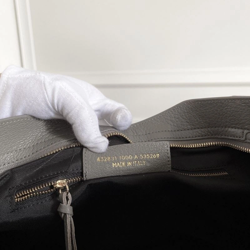TimelessDesign Balenciaga  Italian Goat Leather Motorcycle Bag with Gold Studs 66965