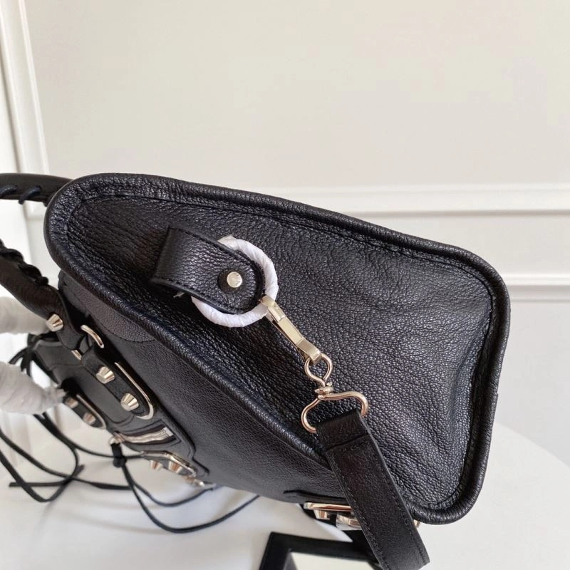 TechFriendly Balenciaga  Italian Goat Leather Motorcycle Bag with Studs - 38cm 66933