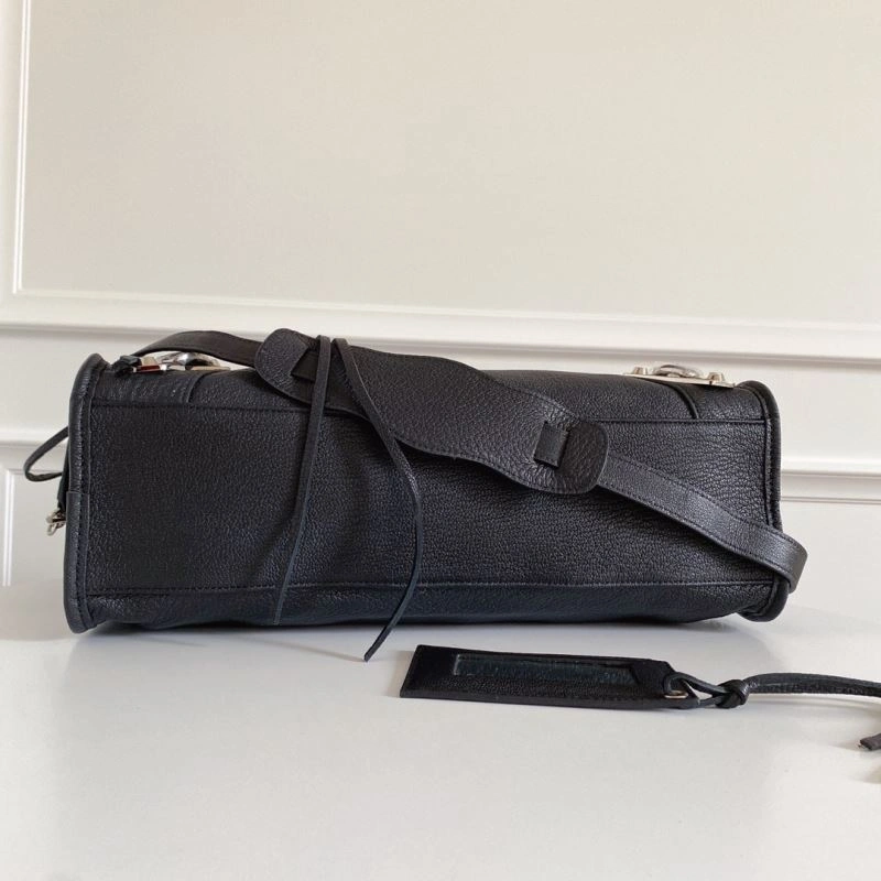 TechFriendly Balenciaga  Italian Goat Leather Motorcycle Bag with Studs - 38cm 66933