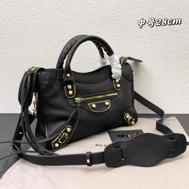Original Balenciaga  Medium Motorcycle Bag with Detachable Strap 72665