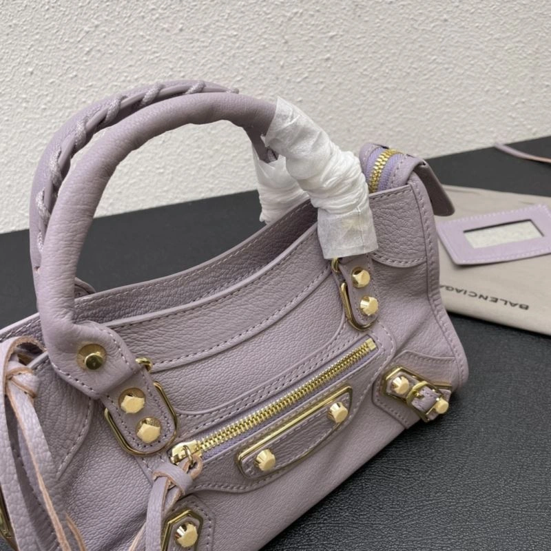 Packable Balenciaga  Medium Motorcycle Bag with Detachable Strap 72659