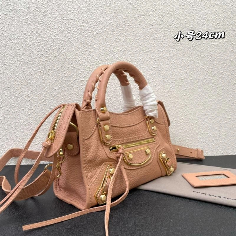 Packable Balenciaga  Mini Motorcycle Bag with Detachable Strap 72624