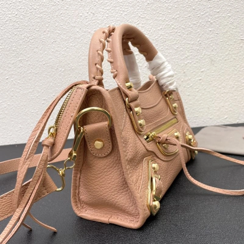 Packable Balenciaga  Mini Motorcycle Bag with Detachable Strap 72624