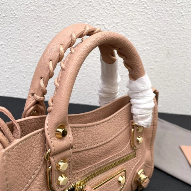 Packable Balenciaga  Mini Motorcycle Bag with Detachable Strap 72624