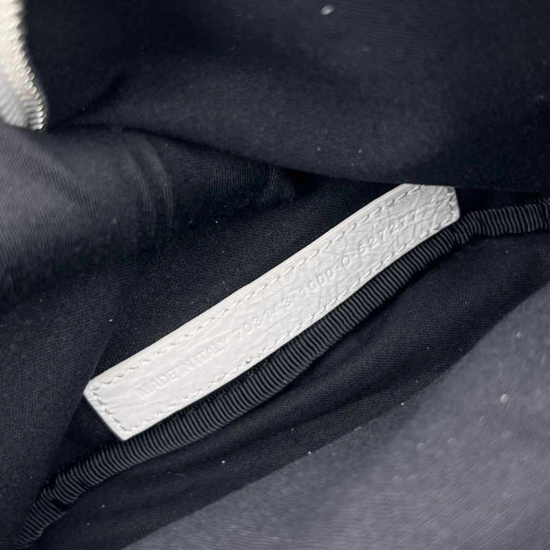 Balenciaga  White Motorcycle Multi-Pocket Waist Bag for Travel ModernLook 78549