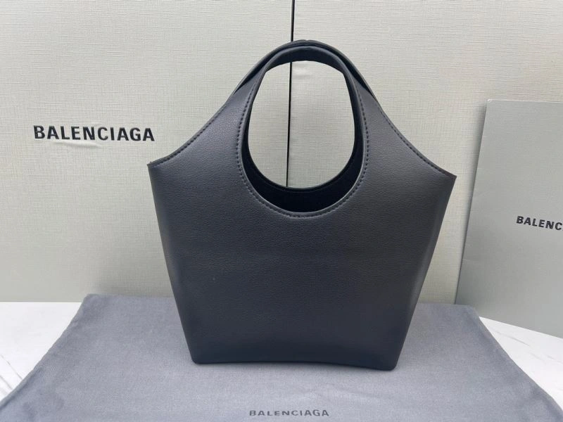 Balenciaga  Black BB23ss Leather Handheld Small Bag - 24.5x22x7cm Premium 78571