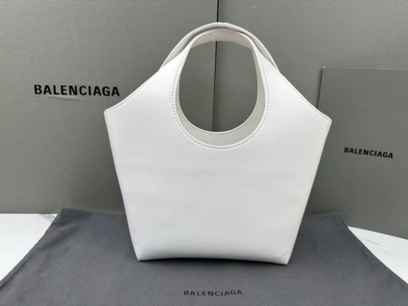 Lightweight Balenciaga  Full Leather White BB23ss Handheld Small Bag 78561