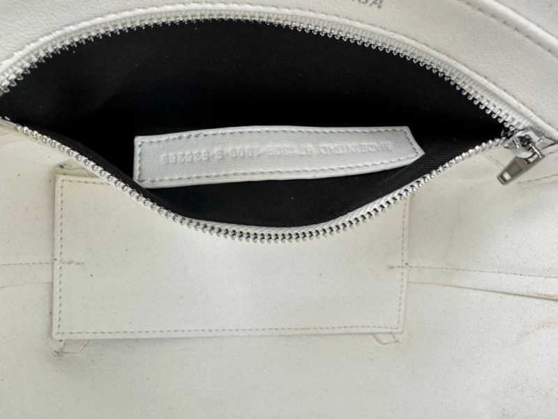 Lightweight Balenciaga  Full Leather White BB23ss Handheld Small Bag 78561