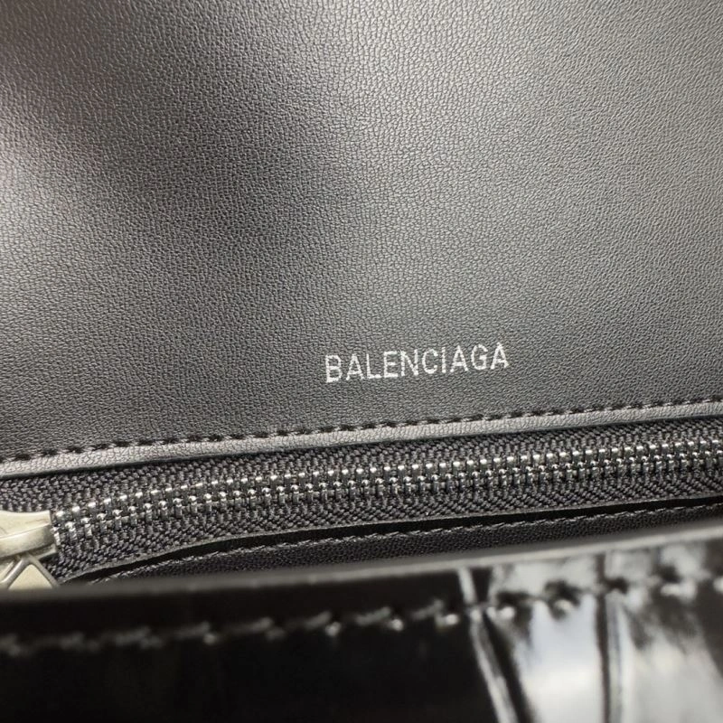 Balenciaga Crescent Hourglass Crocodile Bag - Size S Soft 70024
