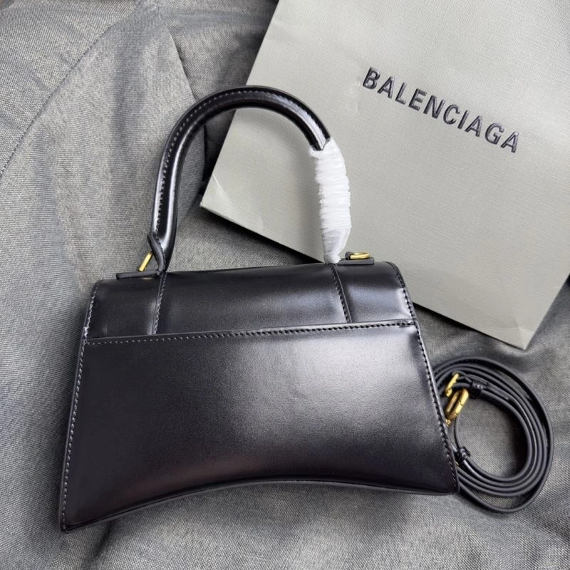 Balenciaga Crescent Hourglass S Bag in Black Weave TravelReady 70014