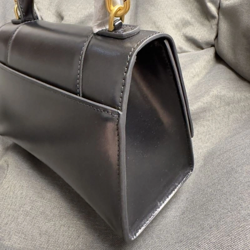 Balenciaga Crescent Hourglass S Bag in Black Weave TravelReady 70014