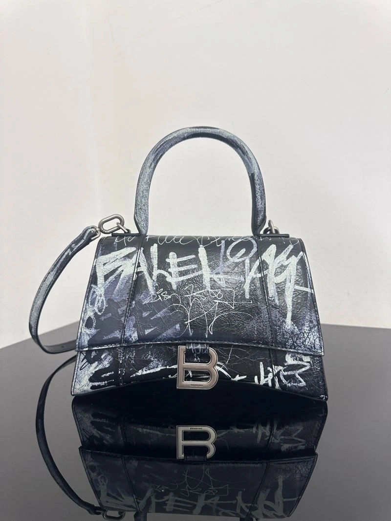 Balenciaga Crocodile-Embossed Leather Hourglass Bag - Size S Chic 72650