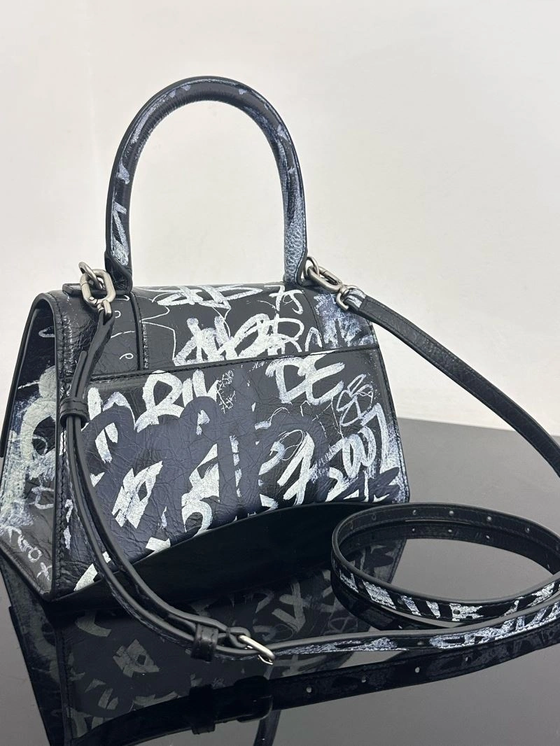 Balenciaga Crocodile-Embossed Leather Hourglass Bag - Size S Chic 72650