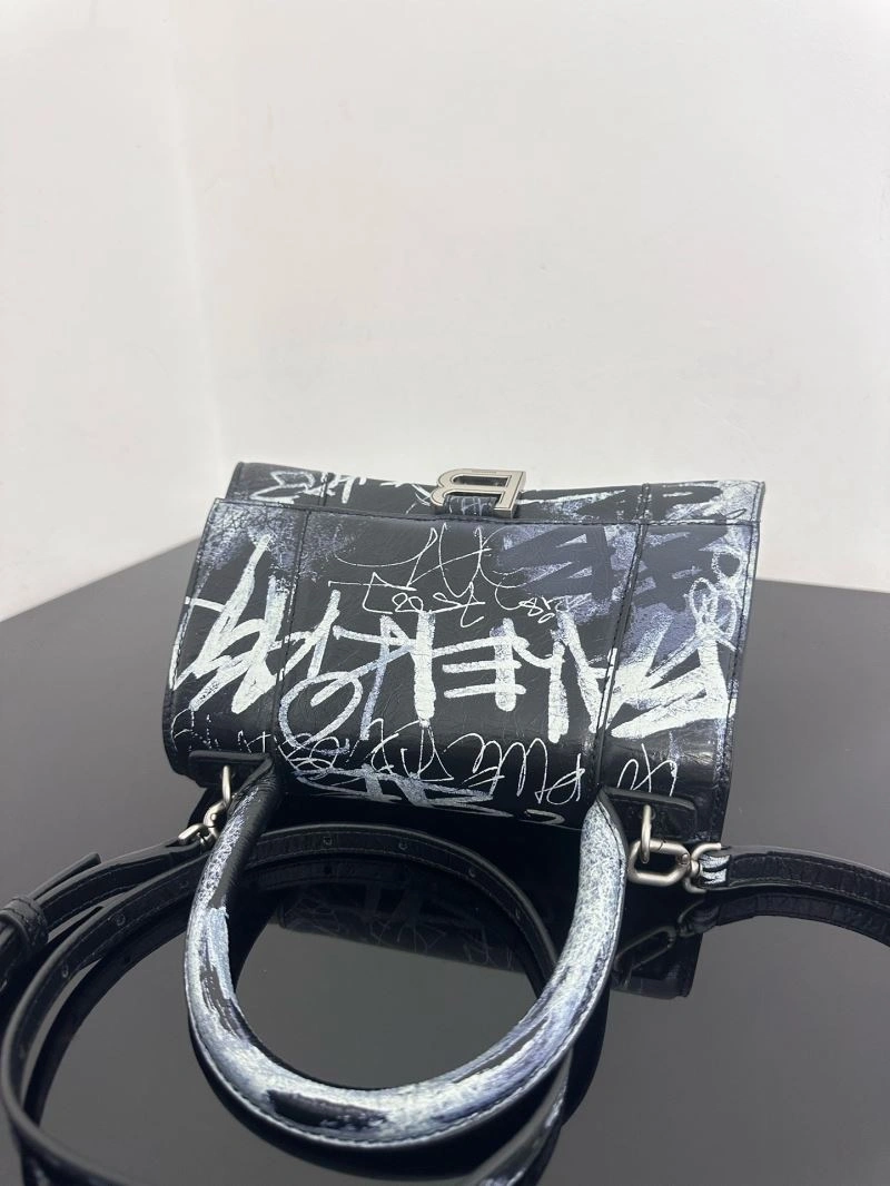 Balenciaga Crocodile-Embossed Leather Hourglass Bag - Size S Chic 72650