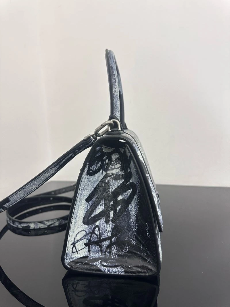 Balenciaga Crocodile-Embossed Leather Hourglass Bag - Size S Chic 72650