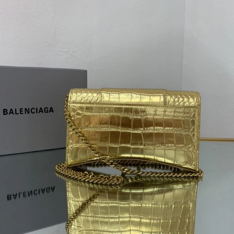 UrbanStyle Balenciaga Crocodile Gold Heavyweight Hourglass Chain Bag 72608