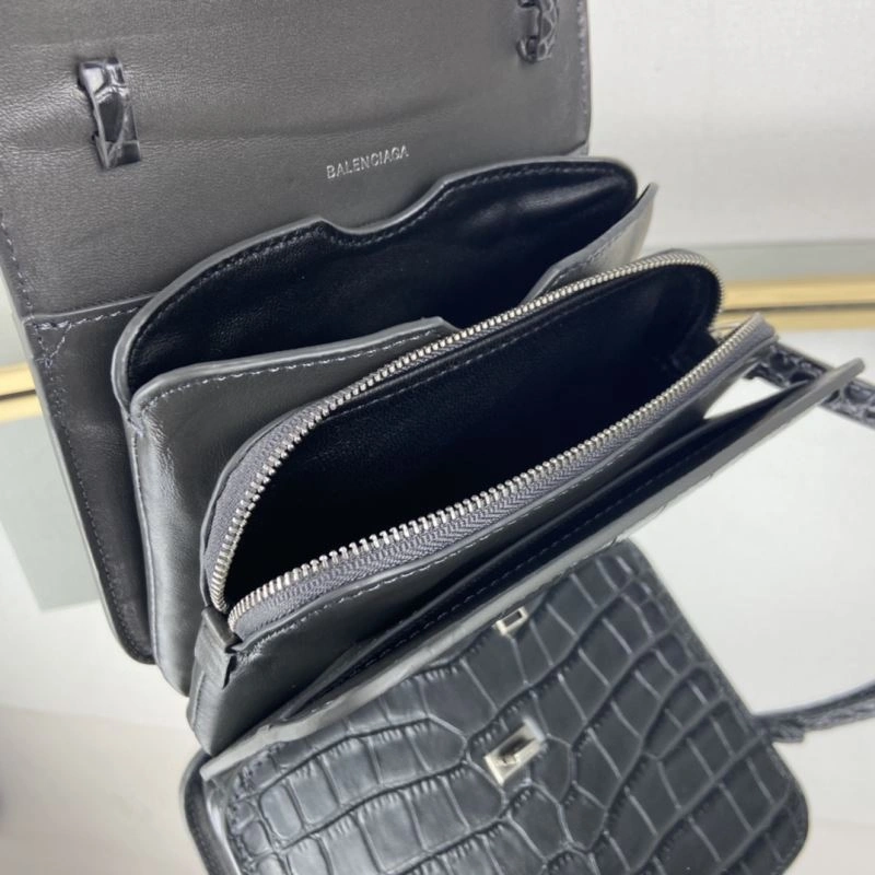 Colorful Balenciaga Crocodile Pattern Crossbody Bag - Model 78327