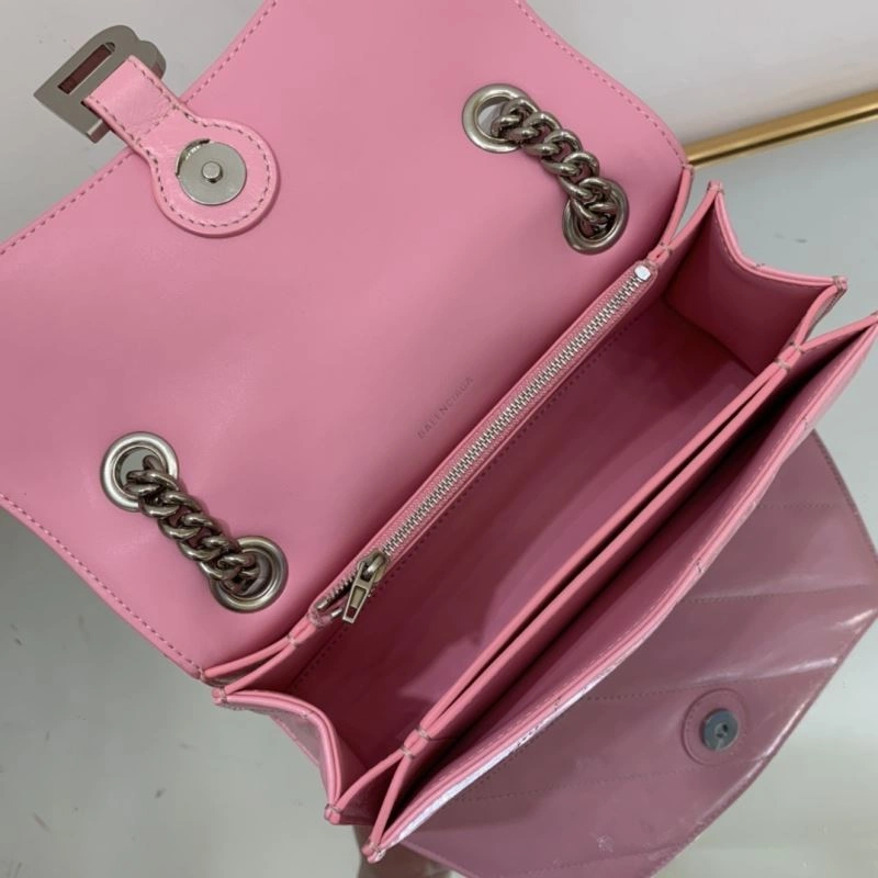 Balenciaga Crush Hourglass Bag - Distressed Silver B Logo Attractive 78670