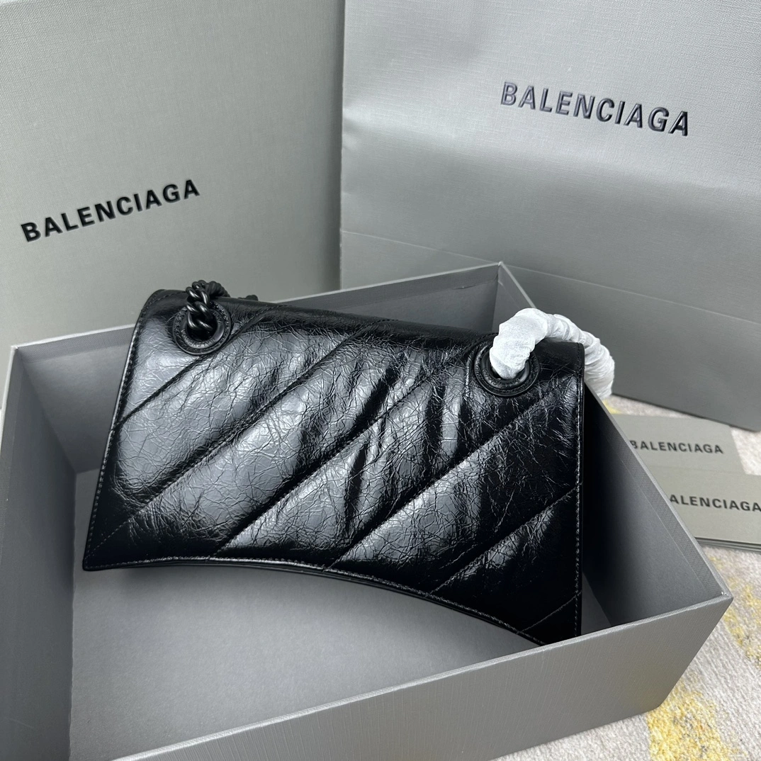 Balenciaga Crush Quilted Chain Bag - Small Embroidered Edition Soft 60934