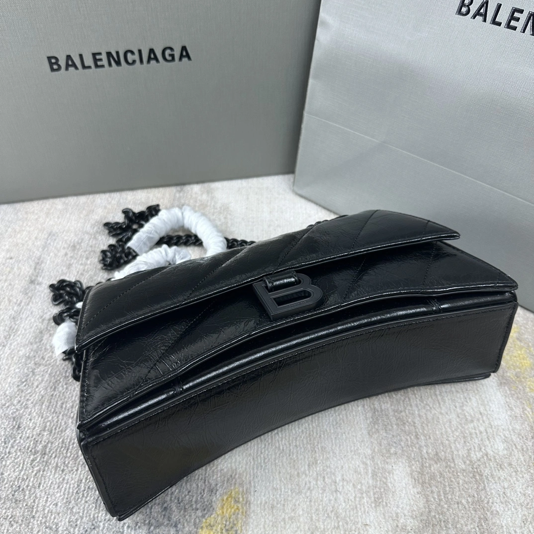 Balenciaga Crush Quilted Chain Bag - Small Embroidered Edition Soft 60934