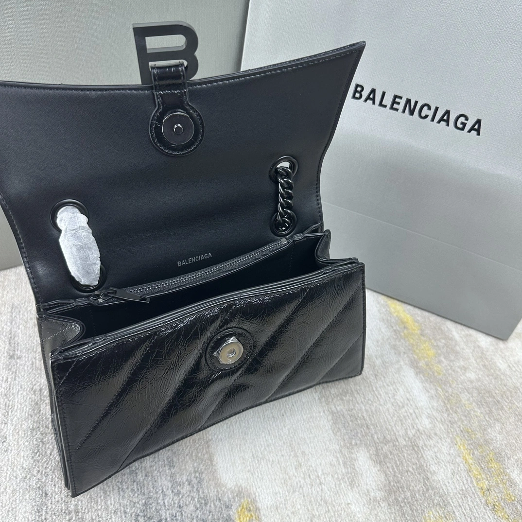 Balenciaga Crush Quilted Chain Bag - Small Embroidered Edition Soft 60934