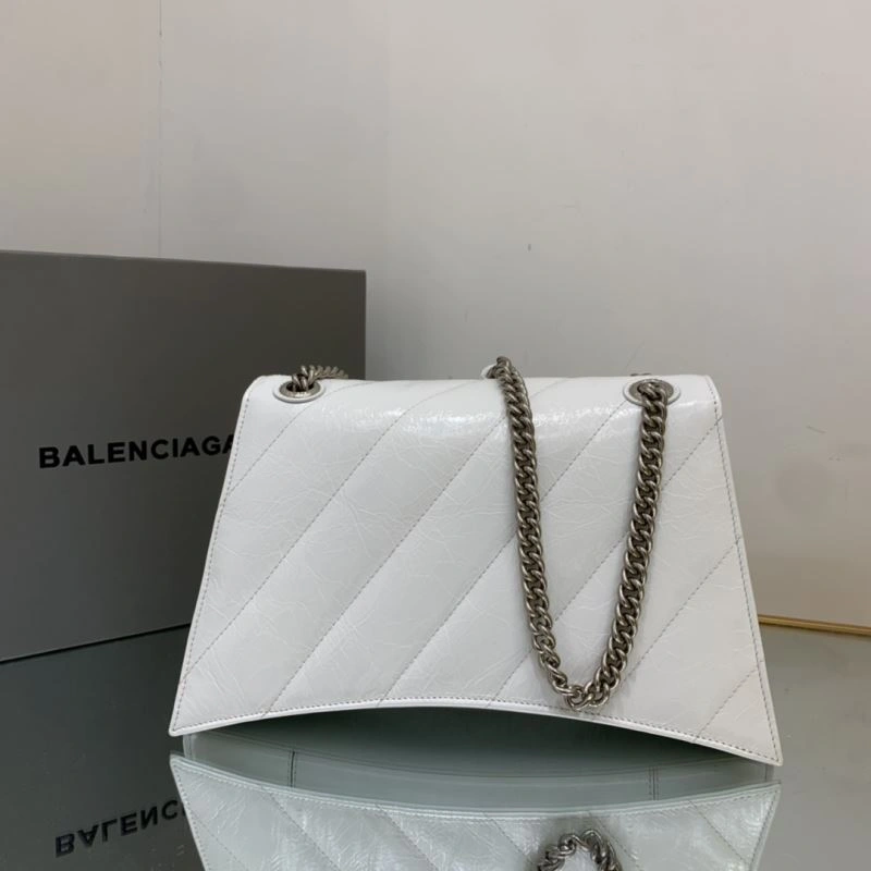 Balenciaga Crush Vintage Waxed Leather Bag - Medium Size Sophisticated 78665