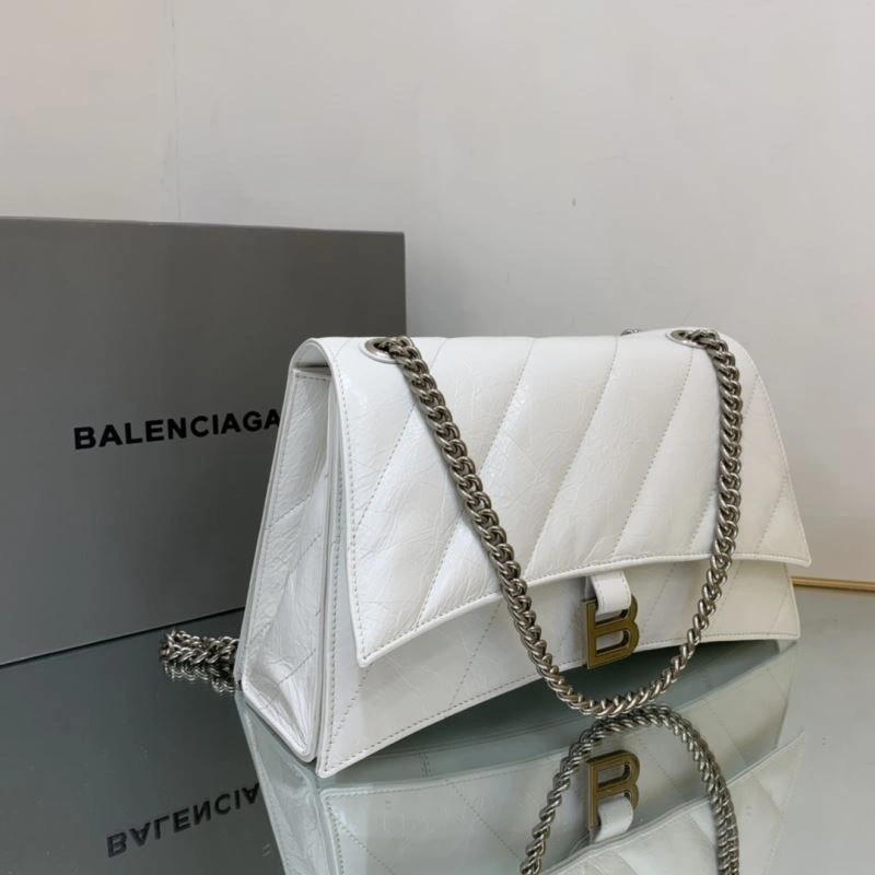 Balenciaga Crush Vintage Waxed Leather Bag - Medium Size Sophisticated 78665