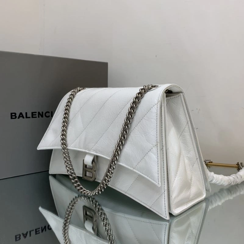 Balenciaga Crush Vintage Waxed Leather Bag - Medium Size Sophisticated 78665