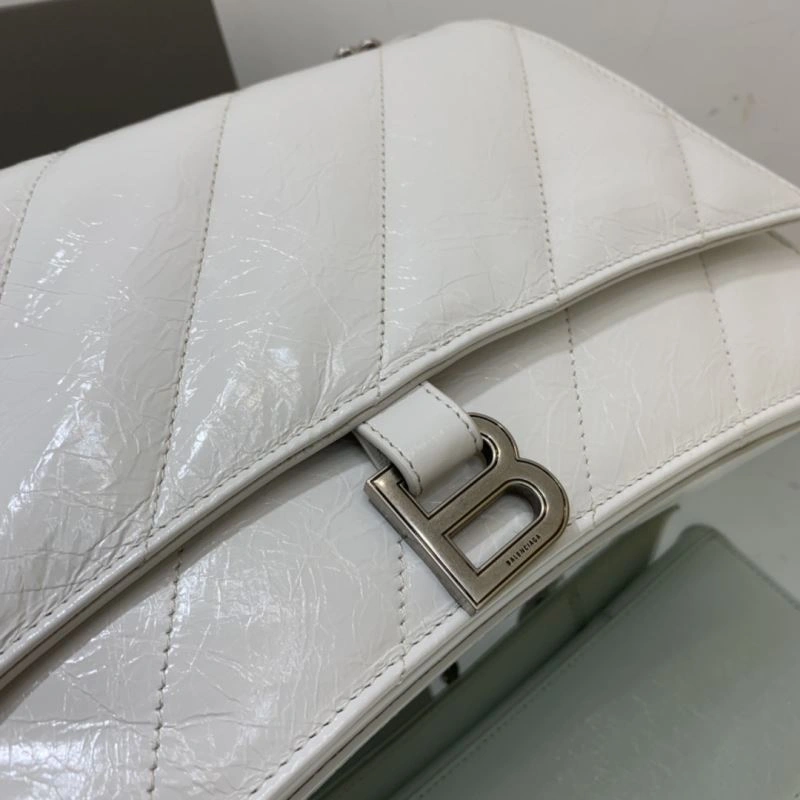 Balenciaga Crush Vintage Waxed Leather Bag - Medium Size Sophisticated 78665