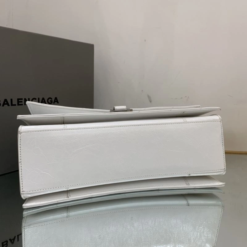 Balenciaga Crush Vintage Waxed Leather Bag - Medium Size Sophisticated 78665