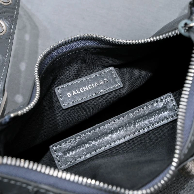 SmoothTexture Balenciaga Dark Gray Crescent Bag - 26cm Size 12 72708