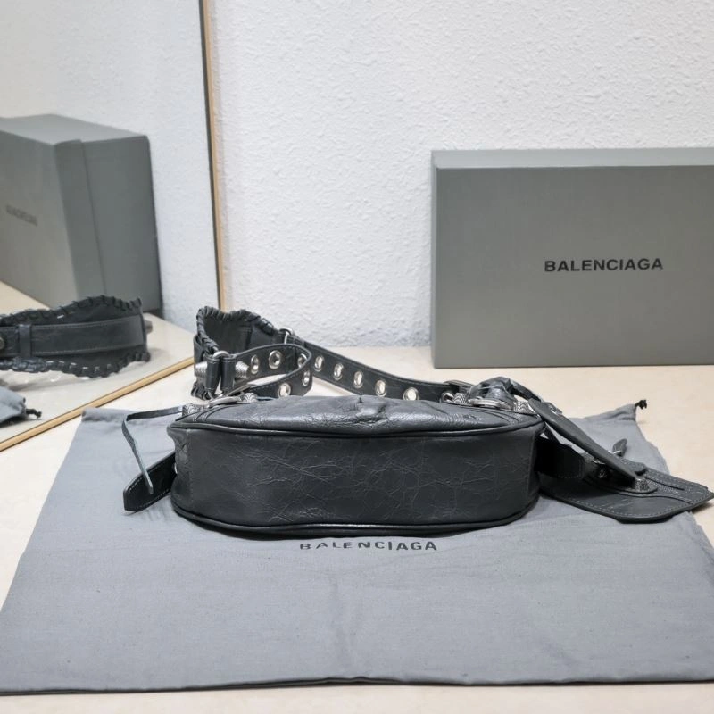 SmoothTexture Balenciaga Dark Gray Crescent Bag - 26cm Size 12 72708