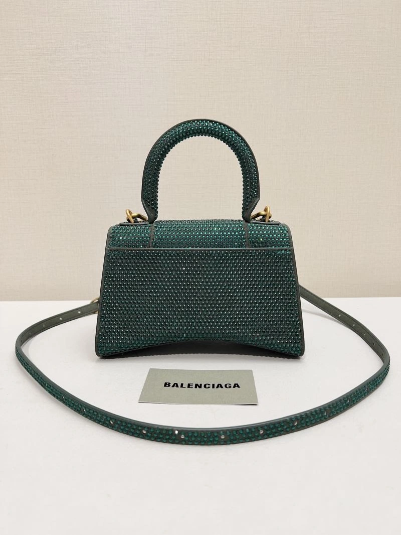 Balenciaga Dazzling Diamond-Encrusted Hourglass Bag - Model Neat 66949