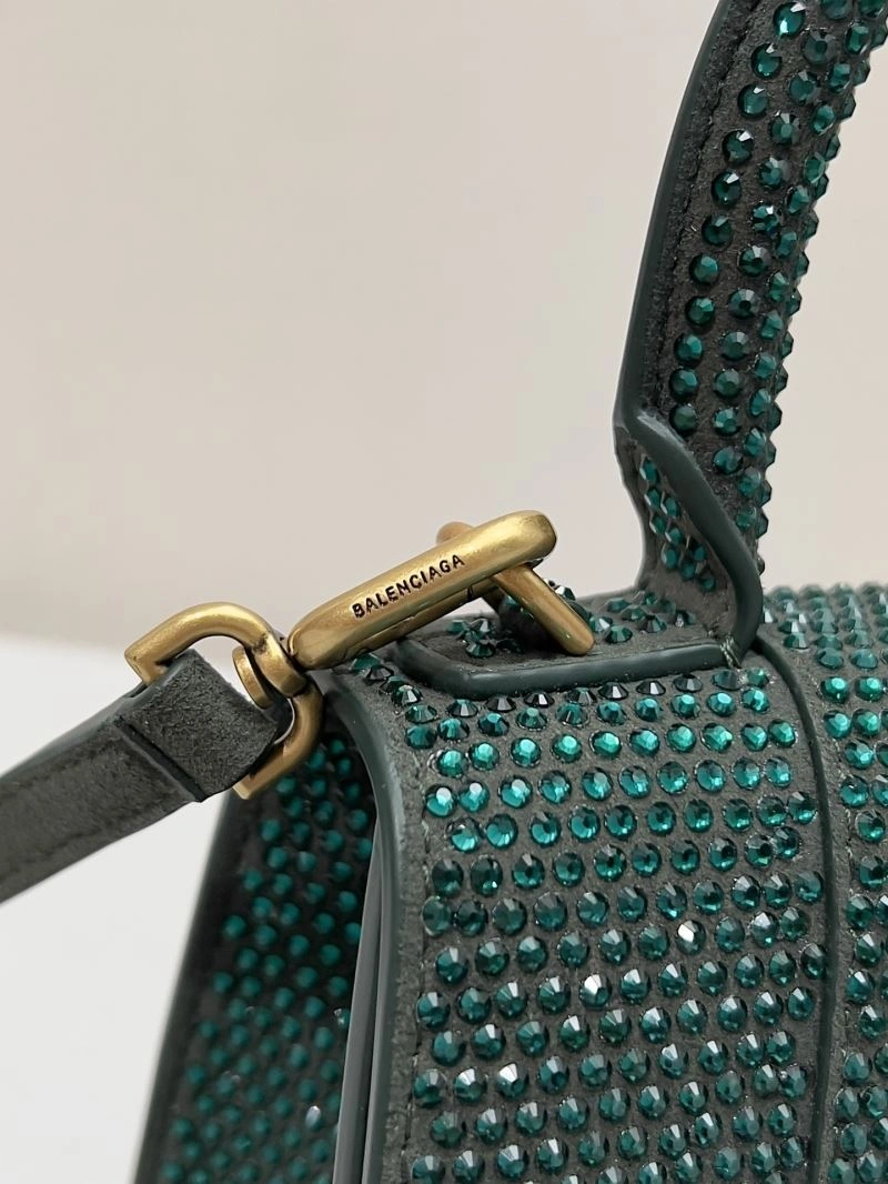 Balenciaga Dazzling Diamond-Encrusted Hourglass Bag - Model Neat 66949