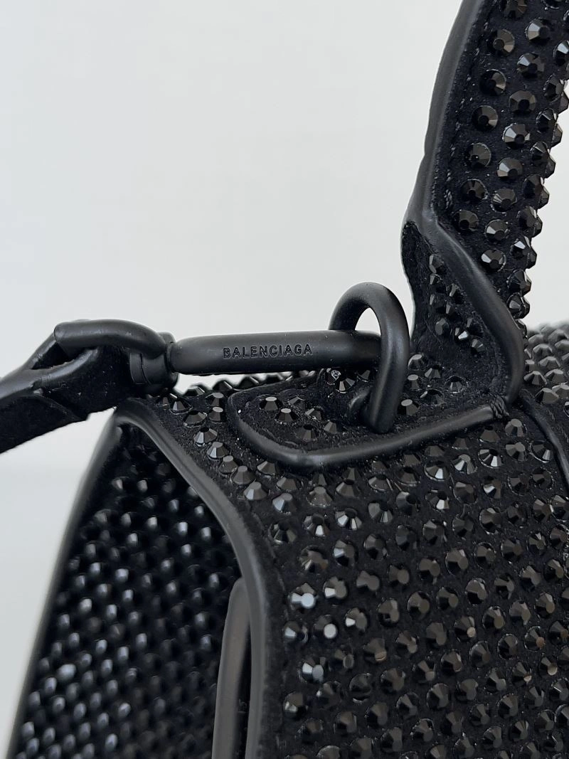 Attractive Balenciaga Dazzling Diamond-Encrusted Hourglass Bag - Model 66948