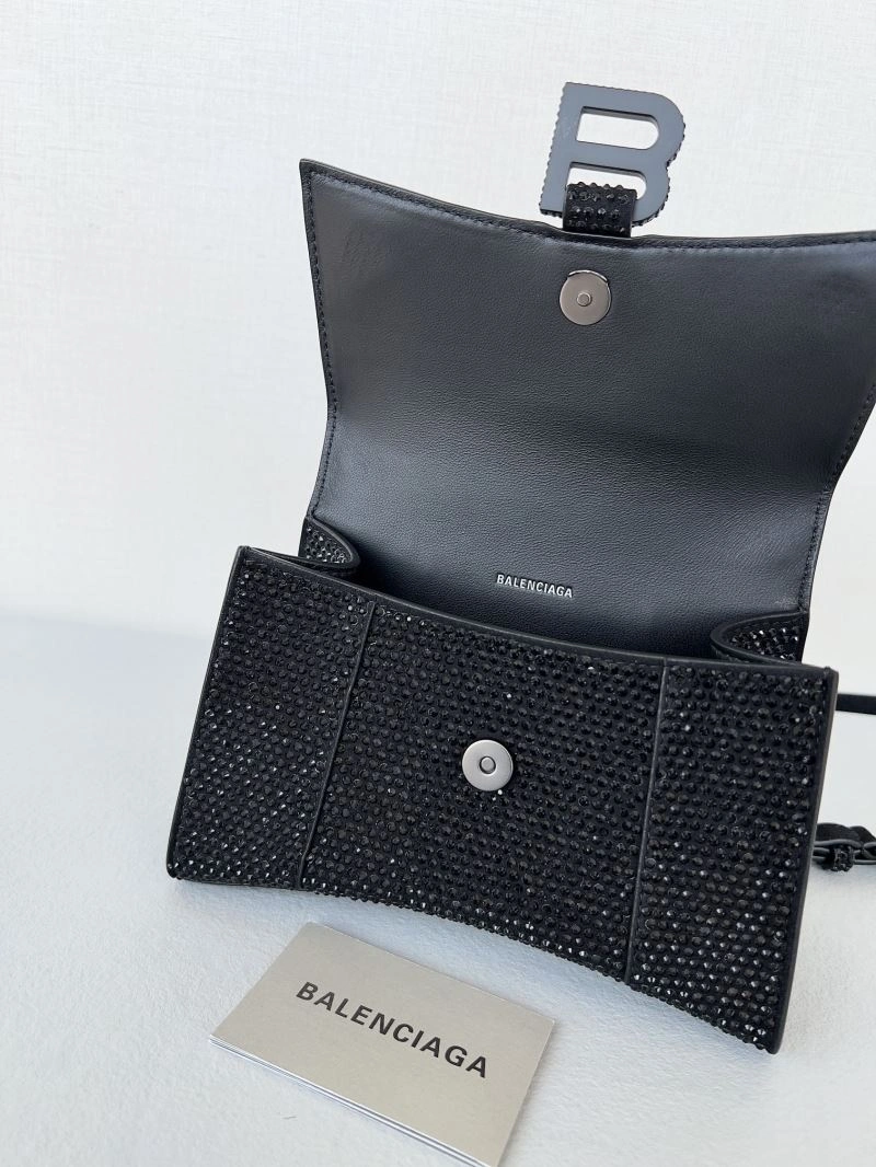 Attractive Balenciaga Dazzling Diamond-Encrusted Hourglass Bag - Model 66948