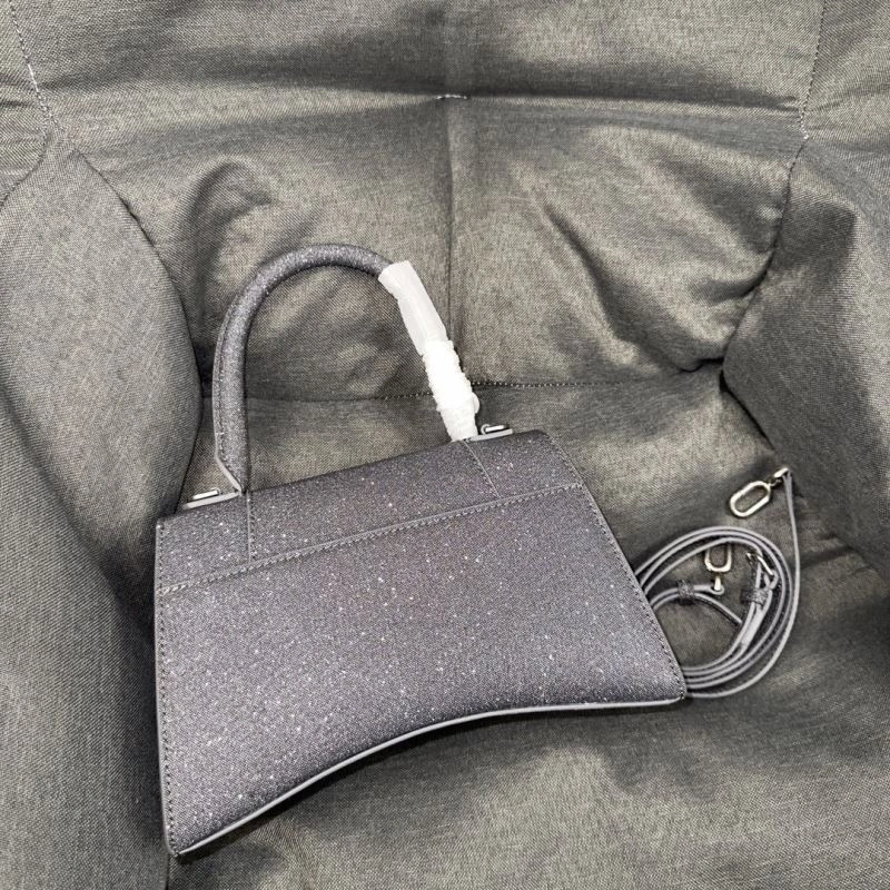 Balenciaga Dazzling Hourglass Bag - Starry Gray S Size MoistureWicking 70017